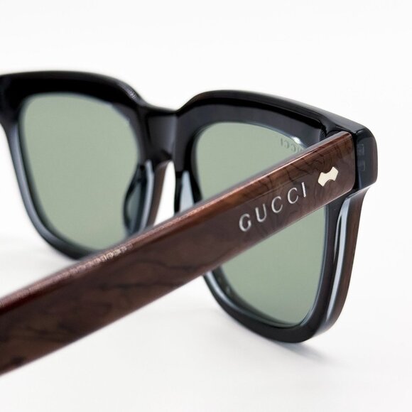 NEW GG1523S 003 GUCCI HAVANA GREEN UNISEX SUNGLASSES GUCCI - Picture 6 of 11